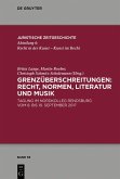 Grenzüberschreitungen: Recht, Normen, Literatur und Musik (eBook, PDF)