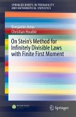 OnStein'sMethodforInfinitelyDivisibleLawswithFiniteFirstMoment