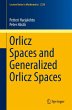 Orlicz Spaces and Generalized Orlicz... - Bild 1