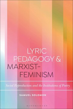 Lyric Pedagogy and Marxist-Feminism (eBook, PDF) Cover Lyric Pedagogy and Marxist-Feminism (eBook, PDF)