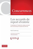 Les accords de report d'entrée