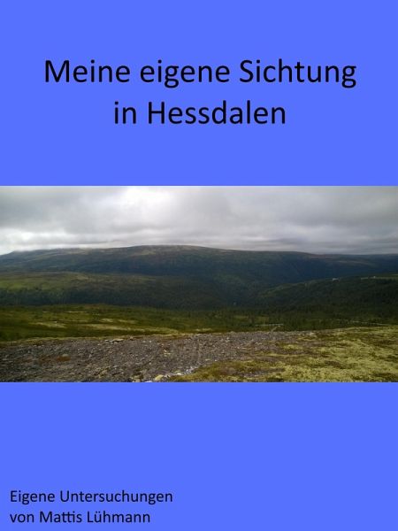 Meine eigene Sichtung in Hessdalen (eBook, ePUB)