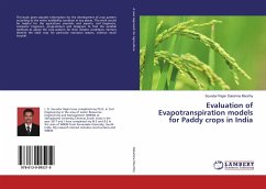 Evaluation of Evapotranspiration models for Paddy crops in India