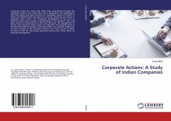 Corporate Actions: A Study of Indian Companies