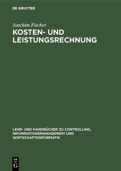 Kosten- und Leistungsrechnung (eBook, PDF) - Fischer, Joachim