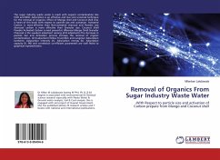 Removal of Organics From Sugar Industry Waste Water