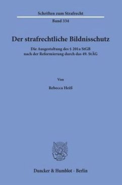 Cover Der strafrechtliche Bildnisschutz.