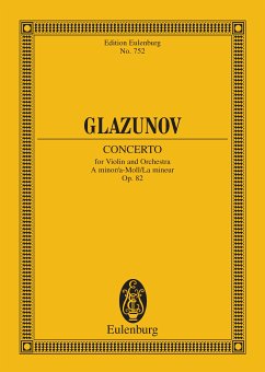 Violin Concerto A minor (eBook, PDF) - Glazunov, Alexander