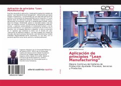 Aplicación de principios ¿Lean Manufacturing¿