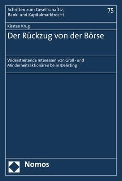 Cover Der Rückzug von der Börse