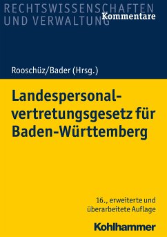 Landespersonalvertretungsgesetz für Baden-Württemberg (eBook, PDF) - Gerstner-Heck, Brigitte; Abel, Joachim; Bader, Johann; Mausner, Benja; Käßner, Anne; Schenk, Wolfgang