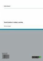 Social Justice in today's society (eBook, ePUB)