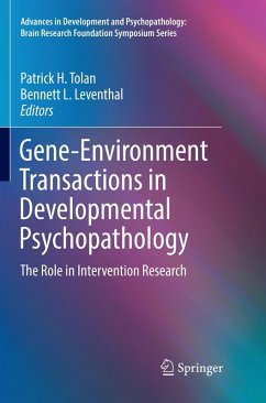 Cover Gene-Environment Transactions in Developmental Psychopathology