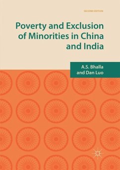 Poverty and Exclusion of Minorities in China and India - Bhalla, A. S.;Luo, Dan