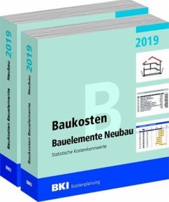 BKI Baukosten Gebäude + Bauelemente Neubau 2019, 2 Bde.