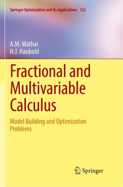 Fractional and Multivariable Calculus - Mathai, A. M.;Haubold, H. J.