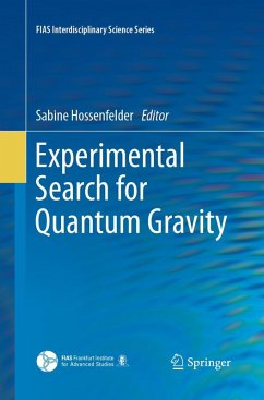 Cover Experimental Search for Quantum Gravity