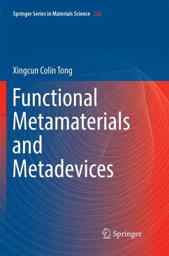 Functional Metamaterials and Metadevices - Tong, Xingcun Colin