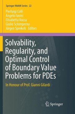 Solvability, Regularity, and Optimal Control of Boundary Value Problems for PDEs