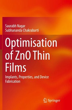 Optimisation of ZnO Thin Films - Nagar, Saurabh;Chakrabarti, Subhananda