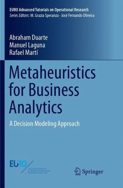 Metaheuristics for Business Analytics - Duarte, Abraham;Laguna, Manuel;Marti, Rafael