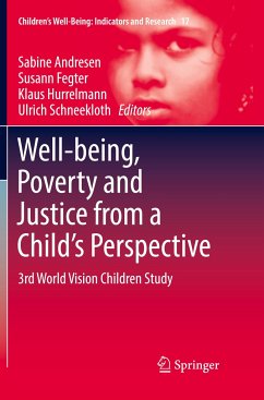 Well-being, Poverty and Justice from a Child¿s Perspective