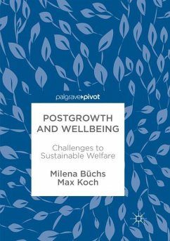 Postgrowth and Wellbeing - Büchs, Milena;Koch, Max