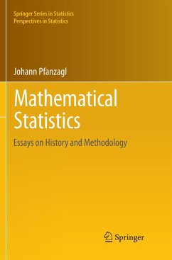 Mathematical Statistics - Pfanzagl, Johann