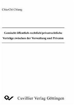 Cover Gemischt öffentlich-rechtlich/privatrechtliche Verträge zwischen der Verwaltung und Privaten (eBook, PDF)