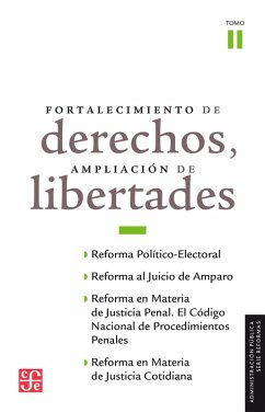 Cover Fortalecimiento de derechos, ampliación de libertades, II (eBook, PDF)