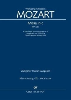 Missa in c (Klavierauszug XL) - Mozart, Wolfgang Amadeus