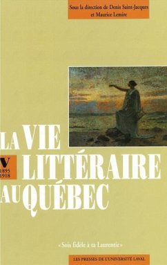Cover Vie litteraire au Quebec vol 5 (1895-1918) (eBook, PDF)