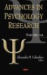 Advances in Psychology Research. Volume... - Bild 1