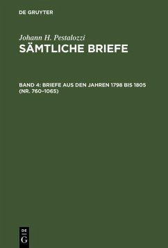 Briefe aus den Jahren 1798 bis 1805 (Nr. 760-1065) (eBook, PDF)