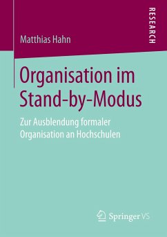 Organisation im Stand-by-Modus - Hahn, Matthias