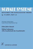 Zehn Jahre danach. Niklas Luhmanns »Die Gesellschaft der Gesellschaft« (eBook, PDF)