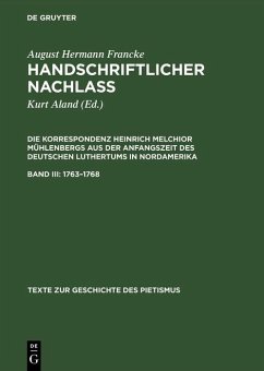 1763-1768 (eBook, PDF) - Francke, August Hermann; Mühlenberg, Heinrich M.