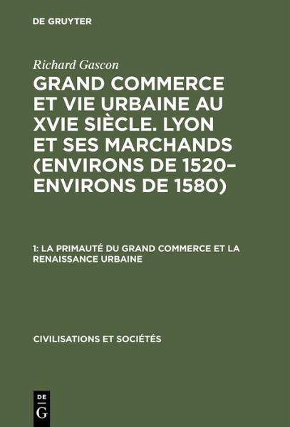 La primauté du grand commerce et La renaissance urbaine (eBook, PDF)