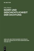 Norm und Geschichtlichkeit der Dichtung (eBook, PDF)