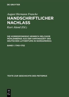1740-1752 (eBook, PDF) - Francke, August Hermann; Mühlenberg, Heinrich M.