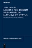 Liber II (De rerum humanarum natura et statu) (eBook, PDF)