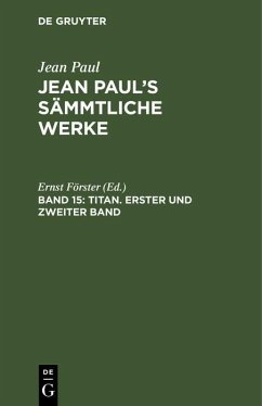 Titan. Erster und zweiter Band (eBook, PDF)