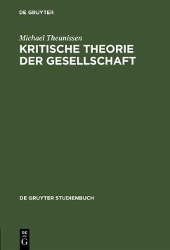 Cover Kritische Theorie der Gesellschaft (eBook, PDF)