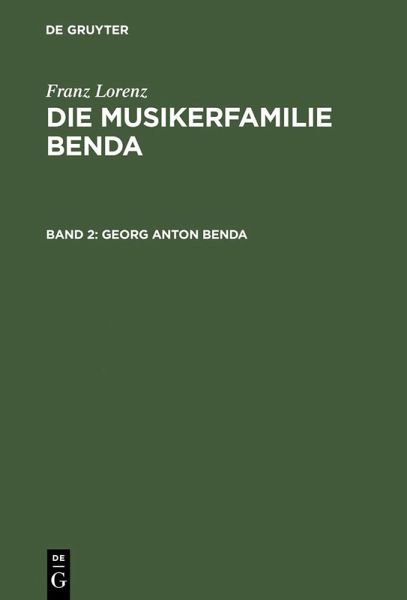 Georg Anton Benda (eBook, PDF)