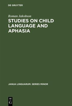 Studies on Child Language and Aphasia (eBook, PDF) - Jakobson, Roman