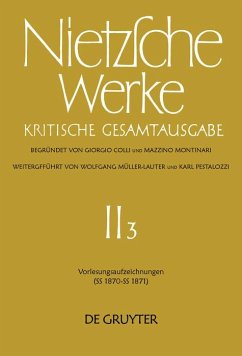 Cover Vorlesungsaufzeichnungen (SS 1870 - SS 1871) (eBook, PDF)