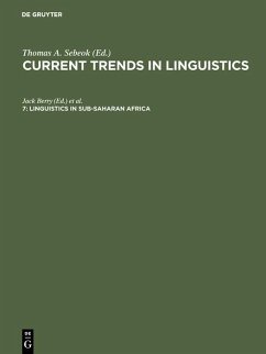 Linguistics in Sub-Saharan Africa (eBook, PDF)