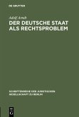 Der deutsche Staat als Rechtsproblem (eBook, PDF)