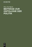 Beiträge zur Ontologie der Politik (eBook, PDF)