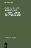 Russische Literatur in Deutschland (eBook, PDF)
